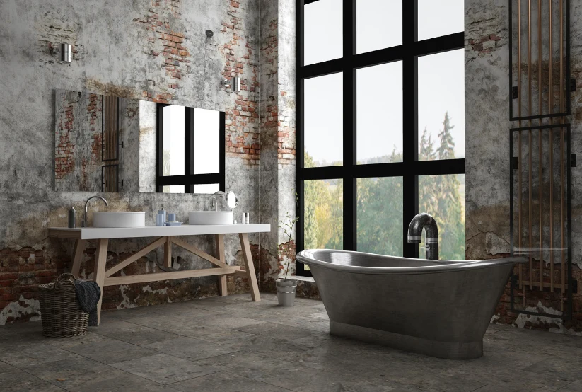 Industrial-Style-Bathroom-Design