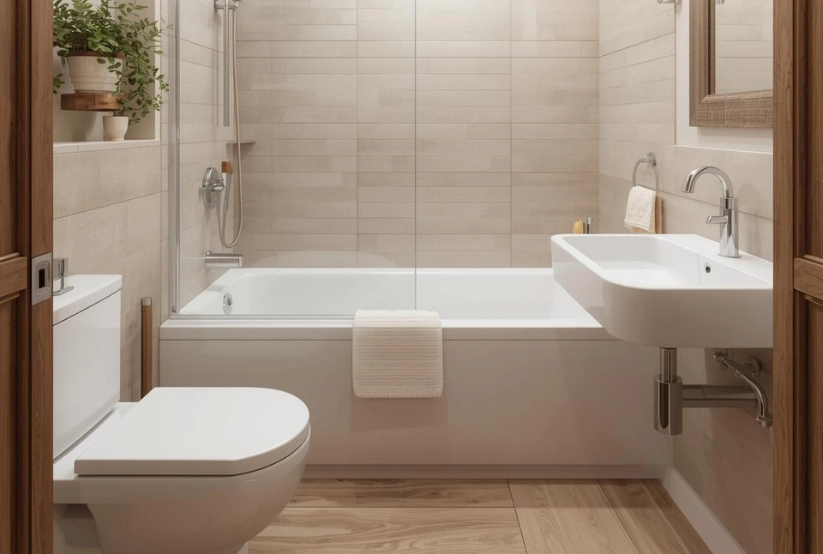combined-bathroom-toilet-and-bathtub-design